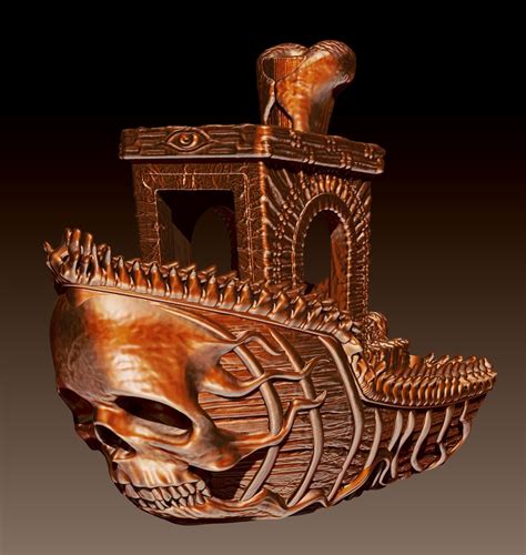 ghost ship benchy stl.